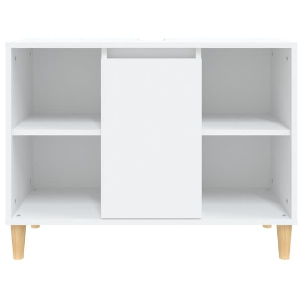 underskab til håndvask 80x33x60 cm konstrueret træ hvid