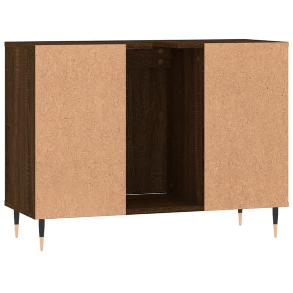 Kylpyhuoneen kaappi ruskea tammi 80x33x60 cm tekninen puu