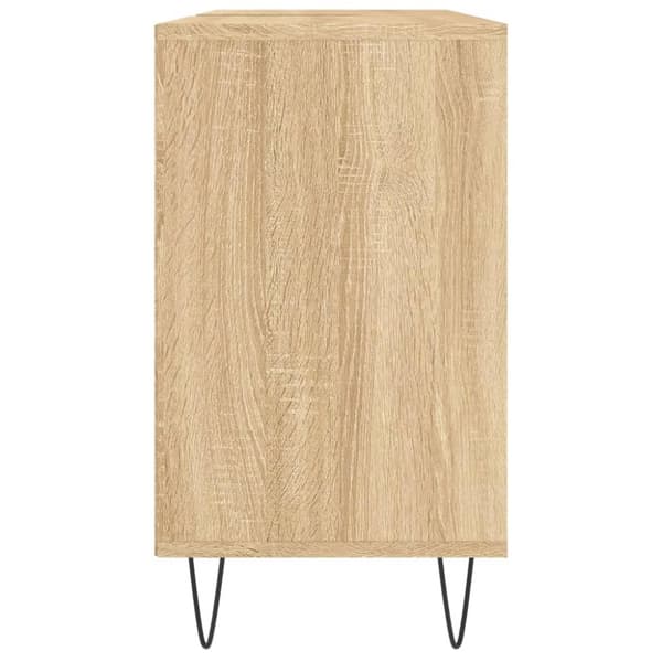 badeværelsesskab 80x33x60 cm konstrueret træ sonoma-eg