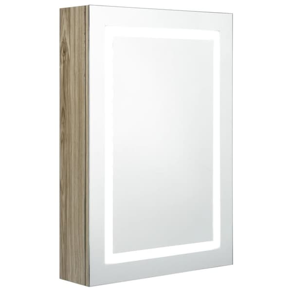 LED kylpyhuoneen peilikaappi tammi 50x13x70 cm