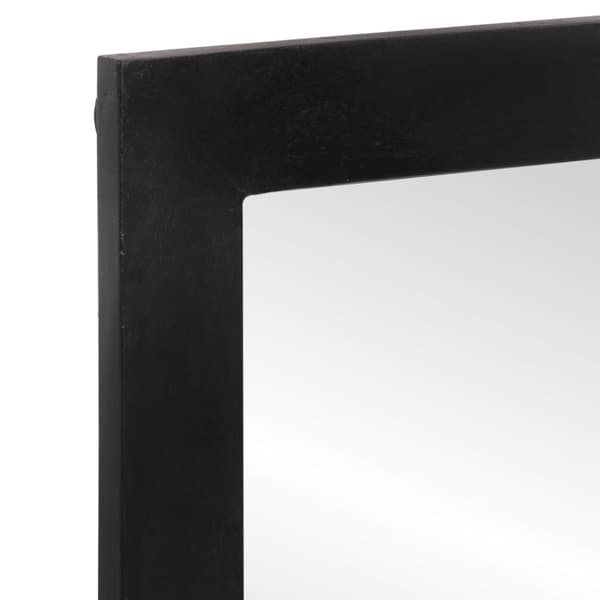 badeværelsesskab 55x1x60 cm glas og massivt mangotræ