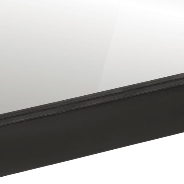 badeværelsesskab 55x1x60 cm glas og massivt mangotræ