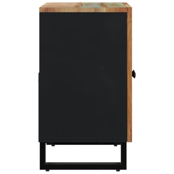 vaskeskab 62x33x58 cm massivt genbrugstræ og konstrueret træ