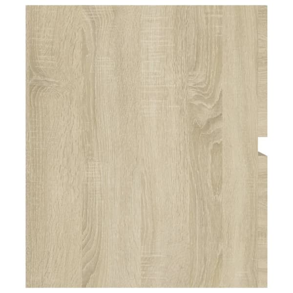 vidaXL Allaskaappi Sonoma-tammi 90x38,5x45 cm tekninen puu -  Kylpyhuoneen kalusteet