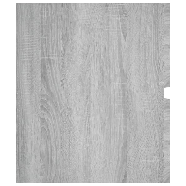 vidaXL Handfatsskåp grå sonoma-ek 100x38,5x45 cm konstruerat trä -  Badrumsinredningspaket