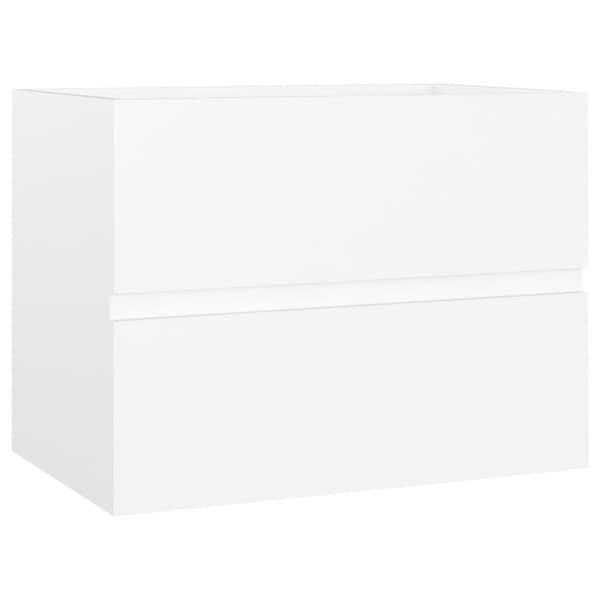 vidaXL vaskeskab 60x38,5x45 cm spånplade hvid - Møbelsæt til badeværelse
