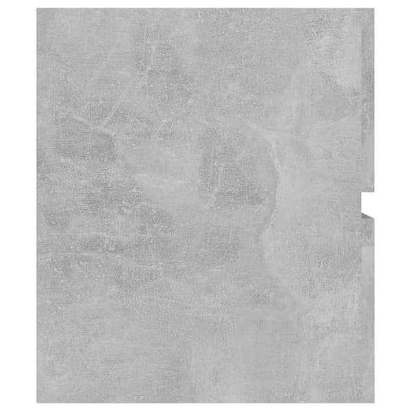 vidaXL Allaskaappi betoninharmaa 100x38,5x45 cm tekninen puu - Kylpyhuoneen kalusteet