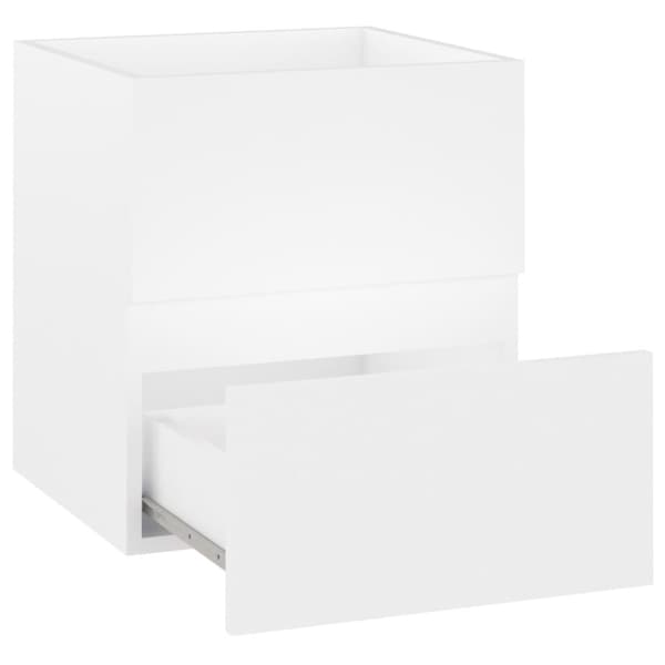 vidaXL vaskeskab 41x38,5x45 cm spånplade hvid - Møbelsæt til badeværelse