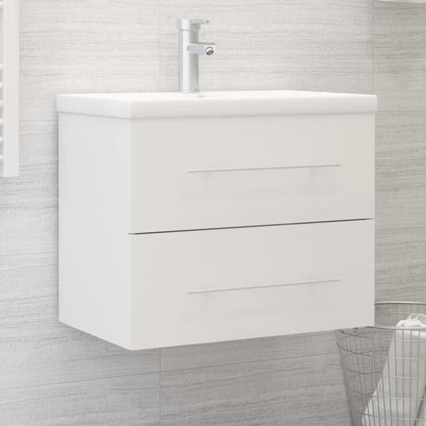 vidaXL Allaskaappi valkoinen 60x38,5x48 cm tekninen puu -  Kylpyhuoneen kalusteet