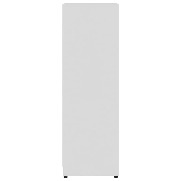 vidaXL Badrumsskåp vit högglans 30x30x95 cm konstruerat trä -  Badrumsinredningspaket