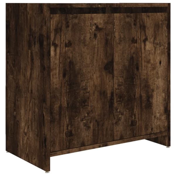 vidaXL Kylpyhuoneen kaappi savutammi 60x33x61 cm tekninen puu -  Kylpyhuoneen kalusteet