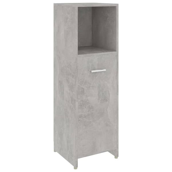vidaXL Badrumsskåp betonggrå 30x30x95 cm konstruerat trä -  Badrumsinredningspaket