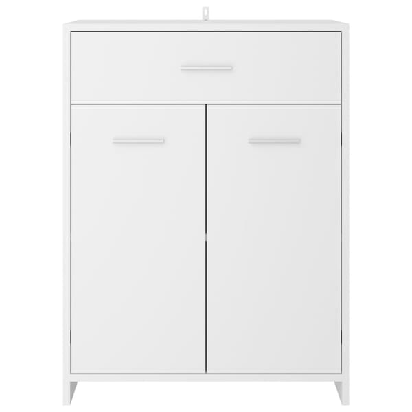 vidaXL Kylpyhuonekaappi valkoinen 60x33x80 cm tekninen puu -  Kylpyhuoneen kalusteet