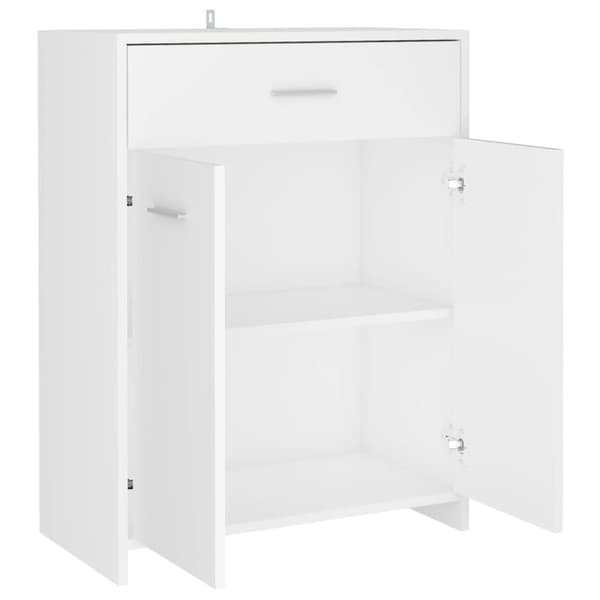 vidaXL Kylpyhuonekaappi valkoinen 60x33x80 cm tekninen puu -  Kylpyhuoneen kalusteet
