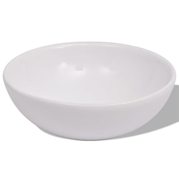 The Living Store Badrumsmöbler med handfat och kran svart 4 delar - Badrumsinredningspaket