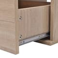Miniatyrbillede 7 af 11: The Living Store sæt med badeværelsesmøbler og håndvask 9 dele beige -  Møbelsæt til badeværelse