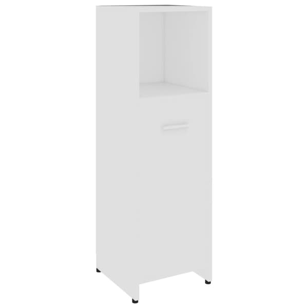 Møbelsæt til badeværelse - Living badeværelsesskab 30x30x95 cm konstrueret træ hvid