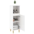 Miniatyrbillede 5 af 11: Møbelsæt til badeværelse - Living badeværelsesskab 30x30x100 cm konstrueret træ hvid