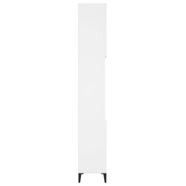 Badrumsinredningspaket - Living Badrumsskåp vit 30x30x190 cm konstruerat trä