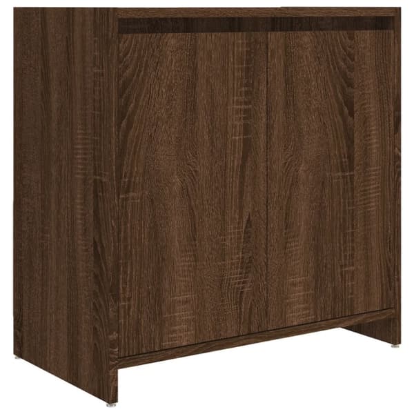 Badrumsinredningspaket - Living Badrumsskåp brun ek 60x33x61 cm konstruerat trä