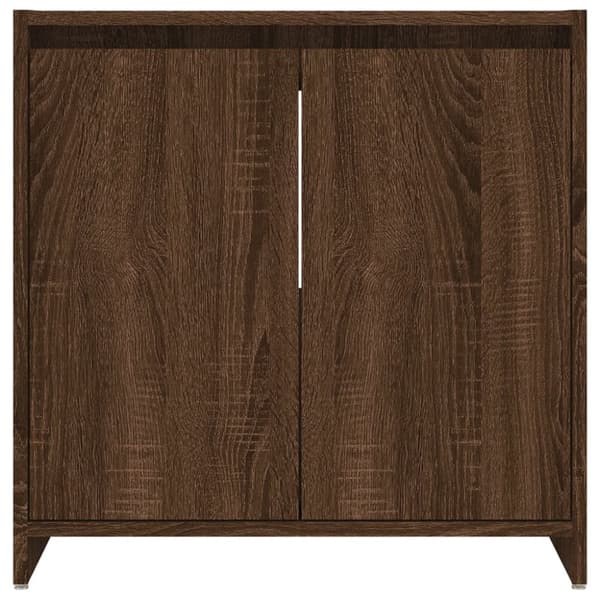 Badrumsinredningspaket - Living Badrumsskåp brun ek 60x33x61 cm konstruerat trä