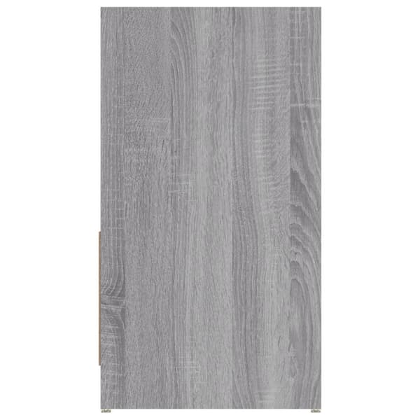 badeværelsesskab 60x33x61 cm konstrueret træ grå sonoma-eg