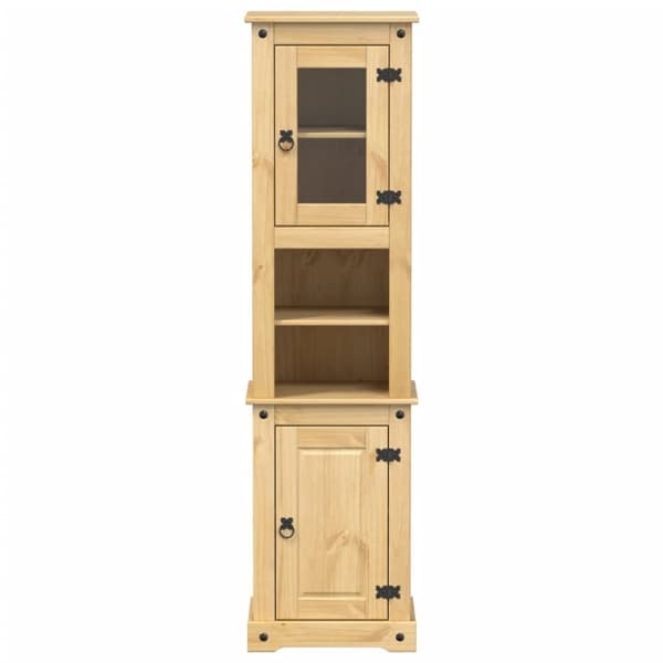 vidaXL Badrumsskåp Corona 50x40x185 cm massiv furu