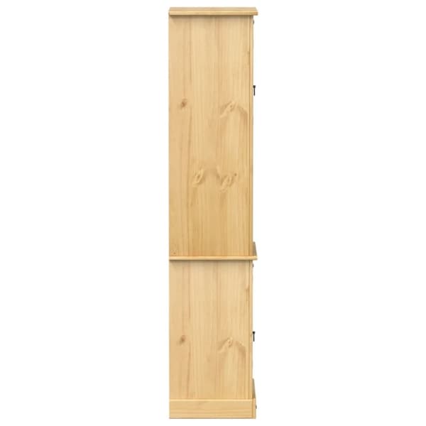 vidaXL Badrumsskåp Corona 50x40x185 cm massiv furu