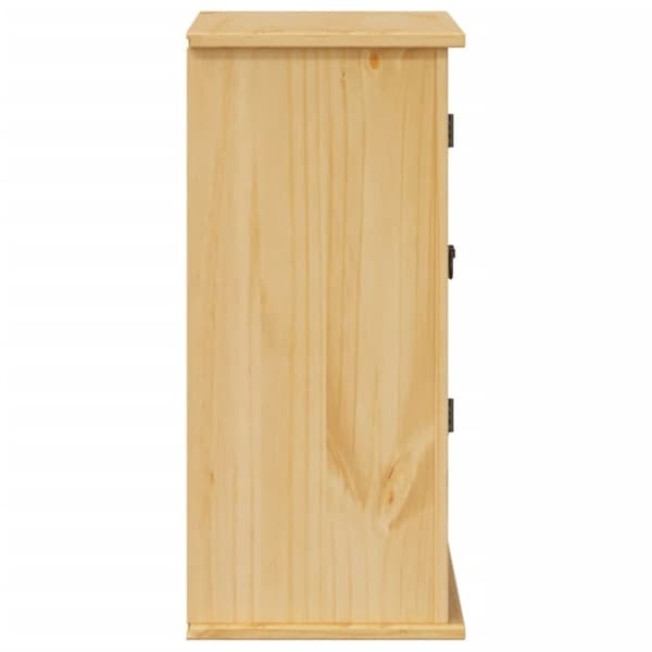vidaXL Baderomsskap Corona 70x33x71,5 cm heltre furu