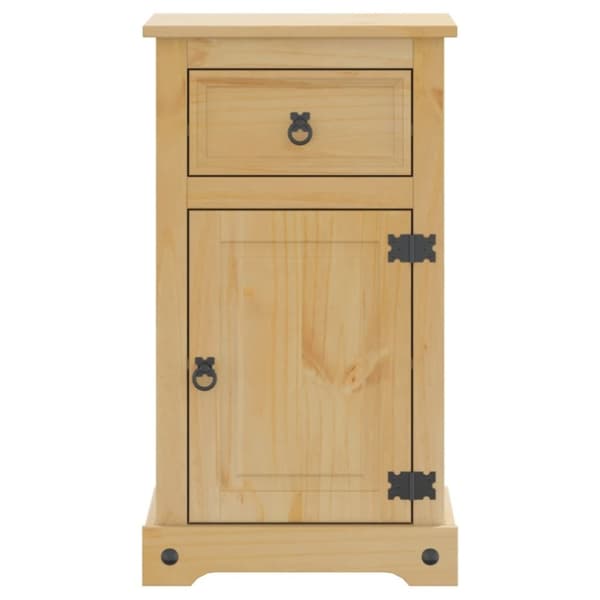 vidaXL Kylpyhuoneen kaappi Corona 45x33x80 cm täysi mänty