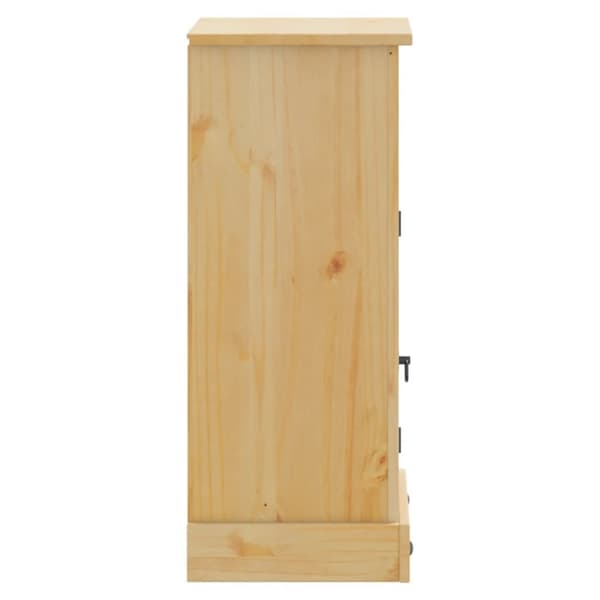 vidaXL Kylpyhuoneen kaappi Corona 45x33x80 cm täysi mänty