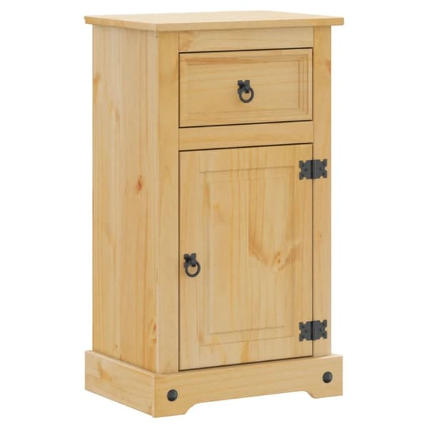 vidaXL Kylpyhuoneen kaappi Corona 45x33x80 cm täysi mänty
