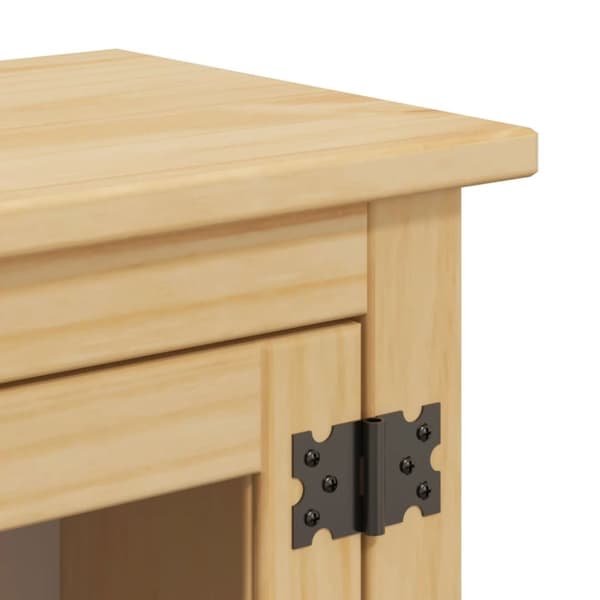 vidaXL Baderomsskap Corona 45x27x64,5 cm heltre furu