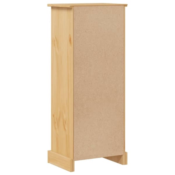 vidaXL Kylpyhuoneen kaappi Corona 45x33x110 cm täysi mänty