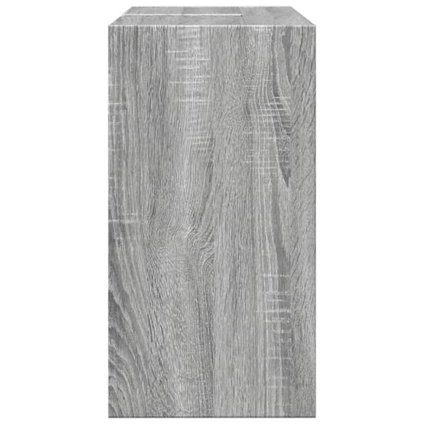 vidaXL Allaskaappi harmaa Sonoma 63x29x55 cm tekninen puu