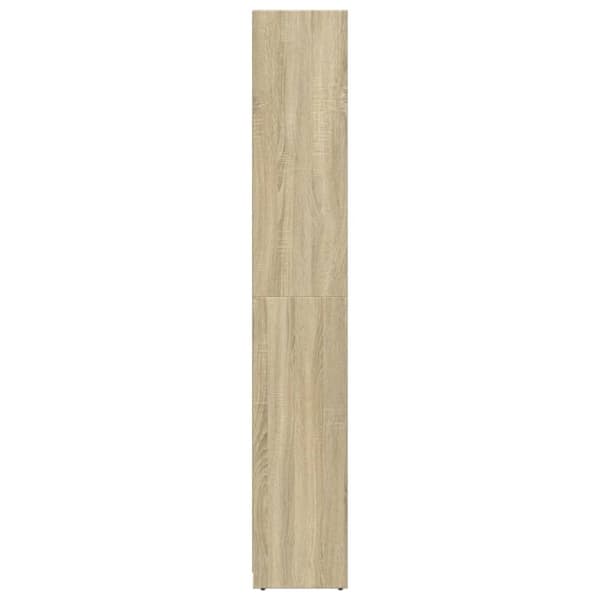 vidaXL Baderomsskap sonoma eik 30x30x183,5 cm sponplate