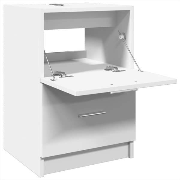 vidaXL Servantskap hvit 40x37x59 cm konstruert tre