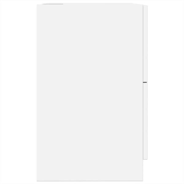vidaXL Servantskap hvit 40x37x59 cm konstruert tre