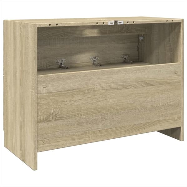vidaXL underskab til håndvask 78x37x59 cm konstrueret træ sonoma-eg