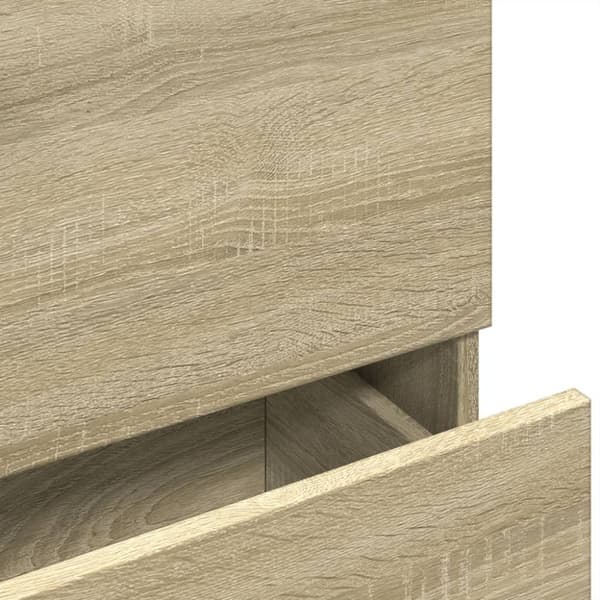 vidaXL underskab til håndvask 78x37x59 cm konstrueret træ sonoma-eg