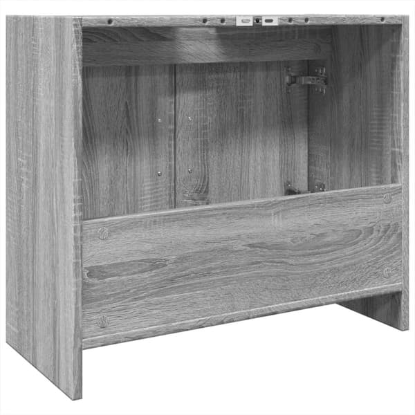 vidaXL Servantskap grå sonoma 63x29x55 cm konstruert tre