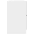 Miniatyrbilde 7 av 11: vidaXL Servantskap hvit 59x37x59 cm konstruert tre