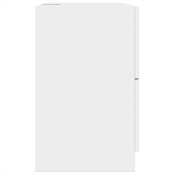 vidaXL Servantskap hvit 59x37x59 cm konstruert tre