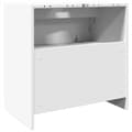 Miniatyrbilde 8 av 11: vidaXL Servantskap hvit 59x37x59 cm konstruert tre
