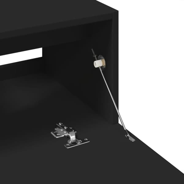 vidaXL underskab til håndvask 59x37x59 cm konstrueret træ sort
