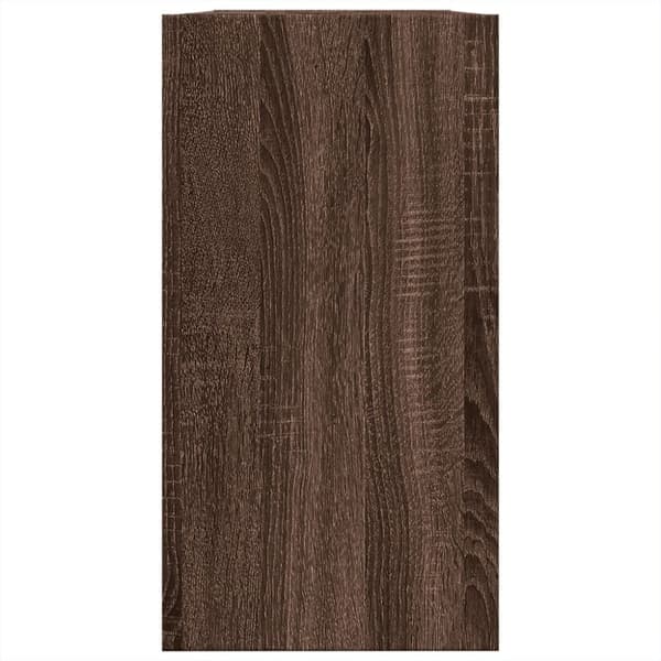 vidaXL Tvättställsskåp brun ek 63x29x55 cm konstruerat trä
