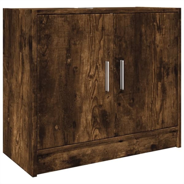 vidaXL Allaskaappi savutammi 63x29x55 cm tekninen puu