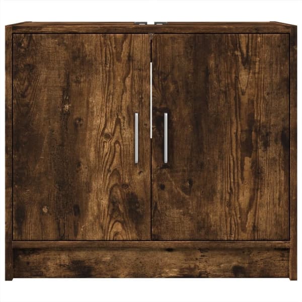 vidaXL Allaskaappi savutammi 63x29x55 cm tekninen puu