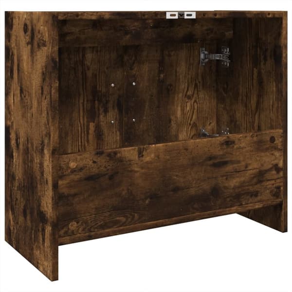 vidaXL Allaskaappi savutammi 63x29x55 cm tekninen puu
