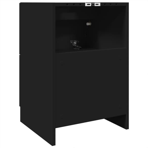 vidaXL Servantskap svart 40x37x59 cm konstruert tre